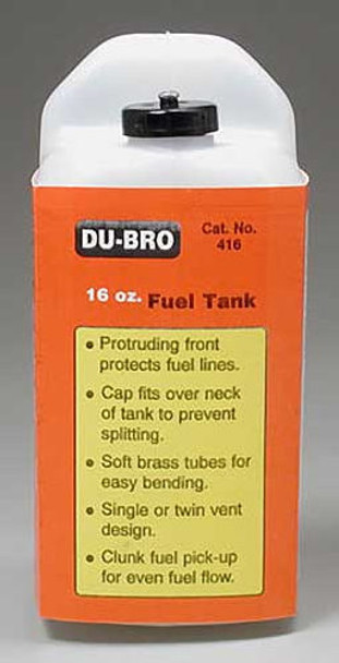 Dubro 416 S16 Square Fuel Tank 16 oz