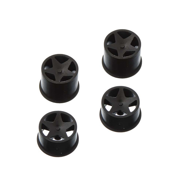 HPI 114276 Super Star Wheel Set Black (4) for Baja Q32 Buggy
