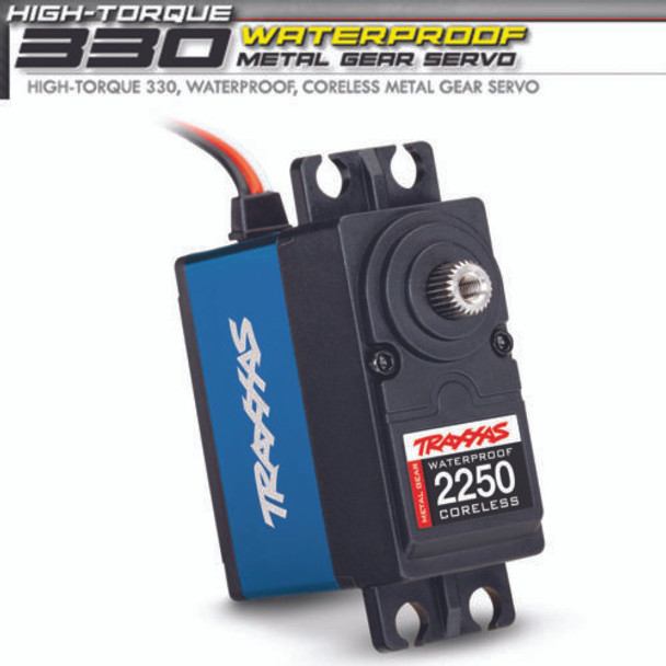 Traxxas 2250 Digital High-Torque 330 Waterproof Coreless Metal Gear Servo Blue