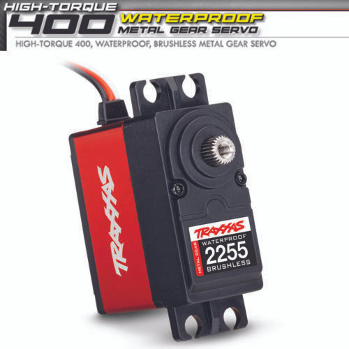 Traxxas 2255 Digital High-Torque 400 Waterproof Brushless Metal Gear Servo Red