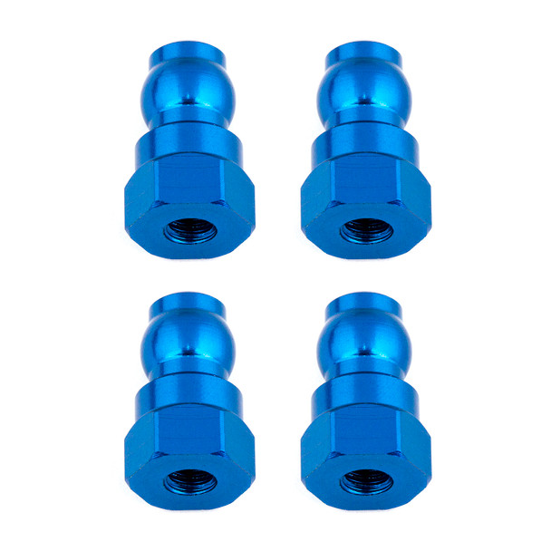 Associated 91816 Shock Bushings 12mm Blue Aluminum : B6.1 / B6.1D / SC6.1 / T6.1