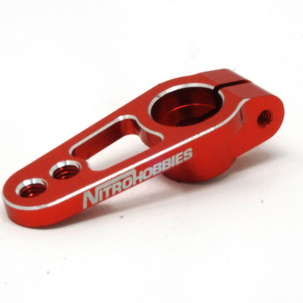 Nitro Hobbies 25T M3 CNC Aluminum Futaba / Savox Servo Horn Arms Red 25T