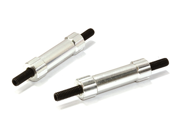 Integy 25mm Aluminum Linkages (2) M3 Threaded :1/10 Crawler C26678SILVER