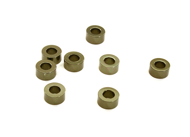 Integy 8pcs Aluminum M3x6 Washer Spacer (Thick=3.0mm) C28130GUN