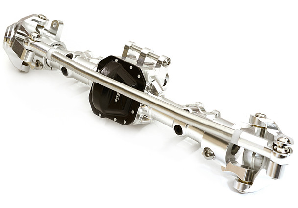 Integy Aluminum Complete Front Axle Housing Assembly : SCX10 II C27151SILVERBLACK