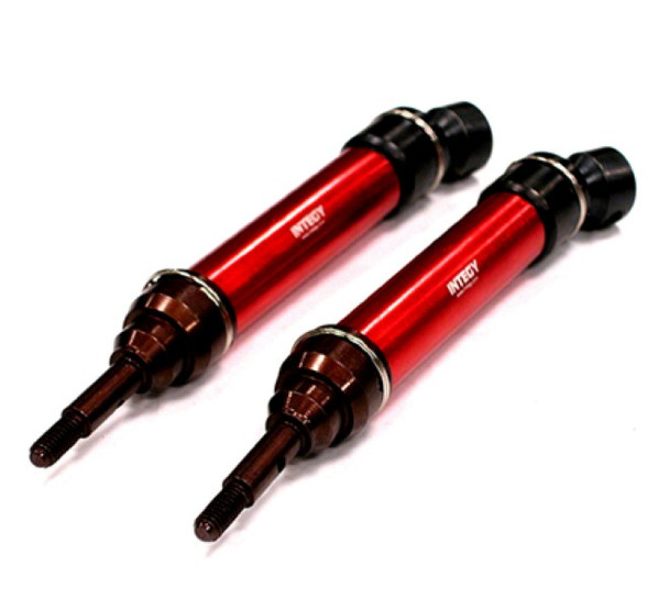 Integy XHD Steel Front Universal Drive Shaft (2) for Traxxas 1/10 Slash / Stampede 4X4 T8559RED