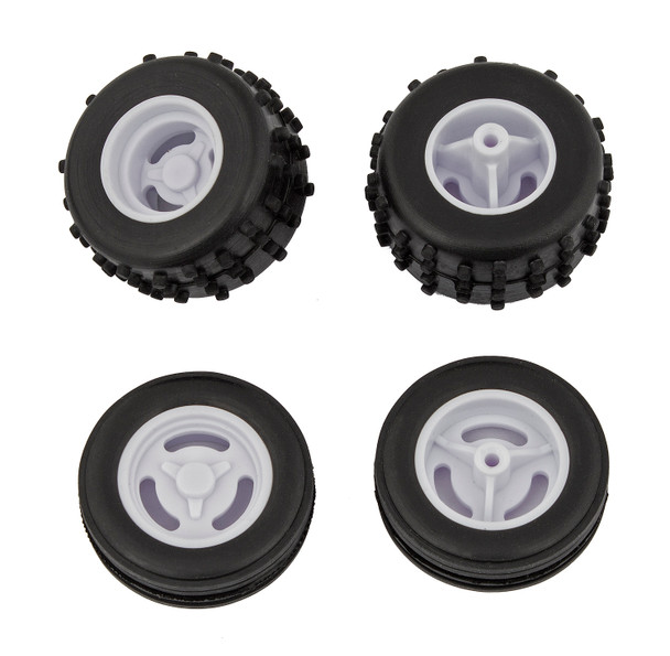 Associated 21438 Tires and Wheels Mounted : RC28