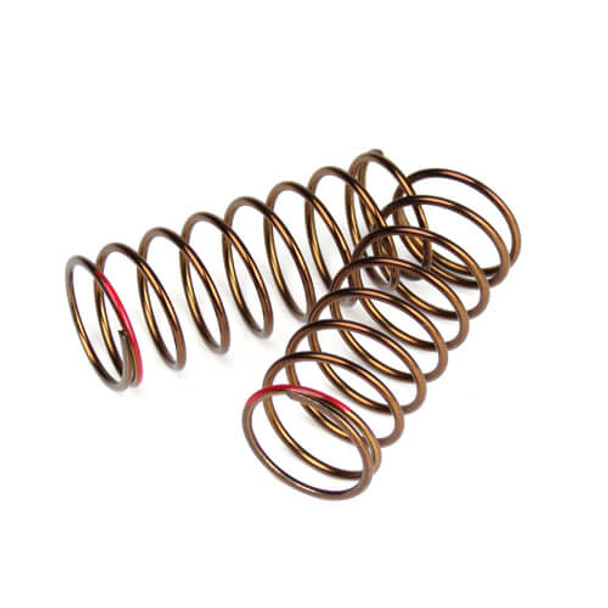 Tekno TKR7237 Shock Spring Set Front, 1.4×8.75, 4.37lb/in, 50mm, Red