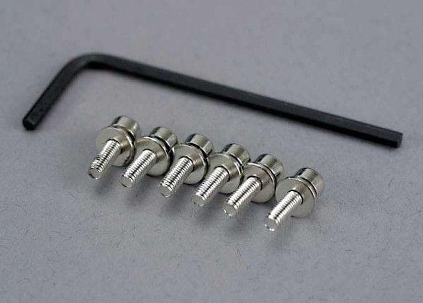 Traxxas 3159 Hex Screws 3x10mm (6) 1/16 E-Revo