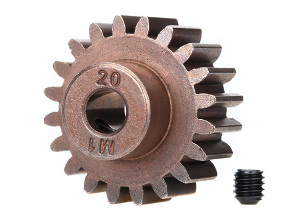 Traxxas 6494X Pinion Gear 20-T 1.0 Metric Pitch Fits 5mm Shaft :E-Revo VXL / X-Maxx