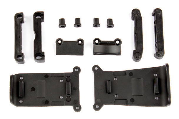 Associated 21501 1:14 Skid Plates & Arm Mounts Set : Reflex 14B / Reflex 14T
