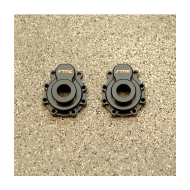 STRC ST8251BR Machined Brass Portal Drive Outer Housing (1 pair) F/R : TRX-4 Black