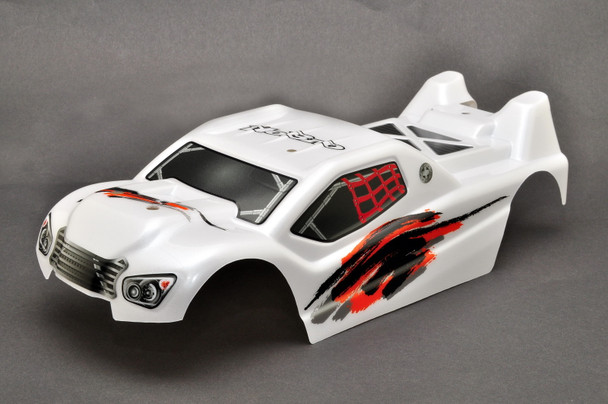 HoBao 11123 1/10 Electric Printed Body White : Hyper TT