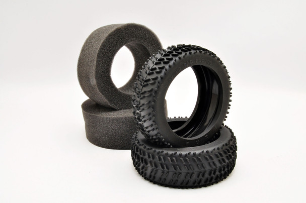 HoBao 87097 1/8 Buggy Tires (2) : Hyper 7TQ