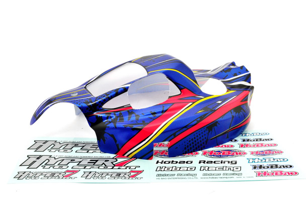 HoBao 87605BU 1/8 Buggy New Painted Body Blue : Hyper 7 TQ