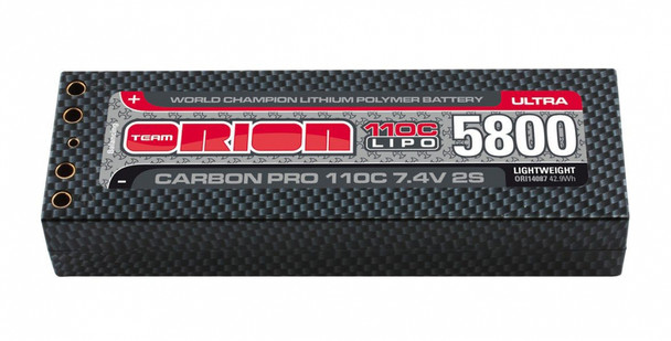 Team Orion ORI14087 Carbon Pro Ultra 7.4V 5800mAh 110C 2S LiPo Battery