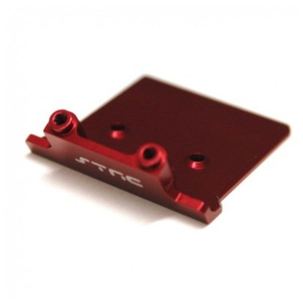 STRC STR320004R Aluminum Heavy Duty Front Skid Plate/Bumper Mount Red