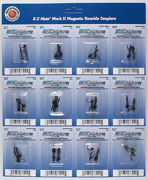 Bachmann E-Z Mate II Coupler Center Shank Long (12 Pairs) HO 78024