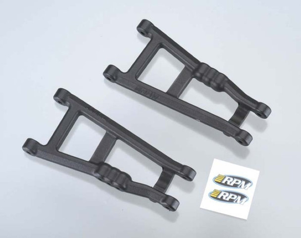 RPM 80182 Rear A-Arms Black E-Stampede 2wd / Monster Jam series / e-Rustler