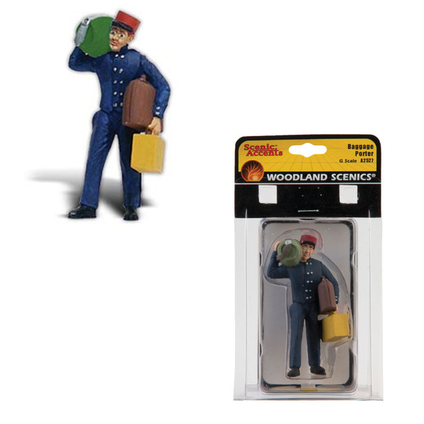 Woodland Scenics A2527 Paul Porter Train Figures - G Scale