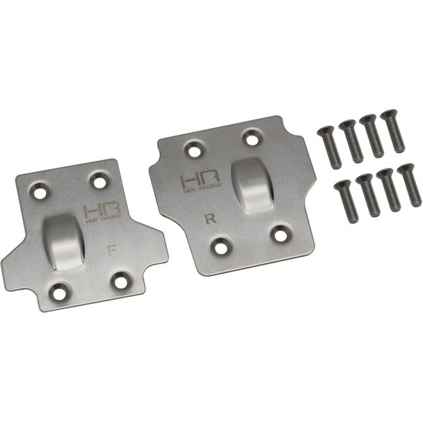 Hot Racing AON331M08 Stainless Steel Skid Plate Set : Arrma Kraton / Outcast / Talion