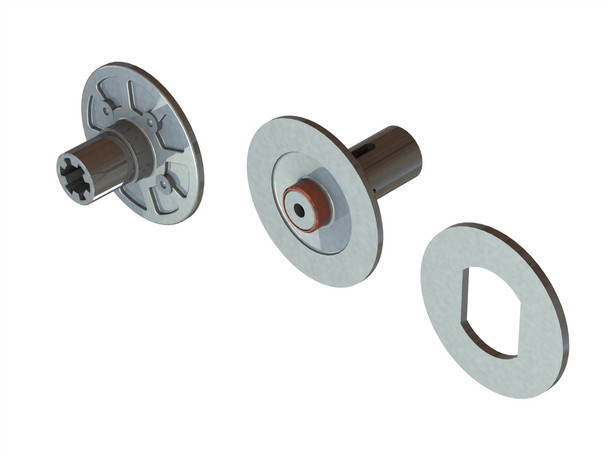 ARRMA ARA310946 Slipper Plate & Hub Set : Big Rock / Granite / Kraton / Senton / Typhon