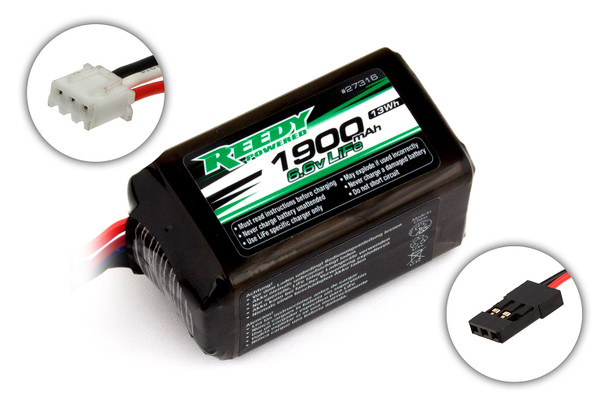 Associated 27316 Reedy LiFe Pro RX Battery 1900mAh 6.6V Flat