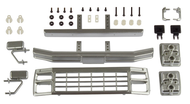 Associated 41081 Ford F150 Grill & Accessories Set Satin Chrome : CR12