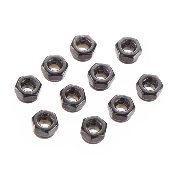 Axial AX31051 Nylon Locking Hex Nut 4mm Black (10) : Yeti XL