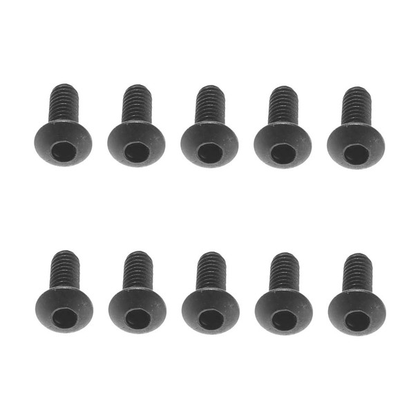 Axial AX31280 Hex Socket Button Head Screws Black M2.6x6mm (10)