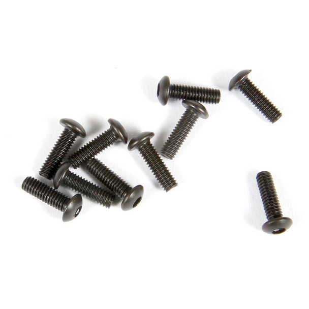 Axial AX31373 Hex Socket Button Head Screws Black M2.6x8mm (10) : SCX10 II