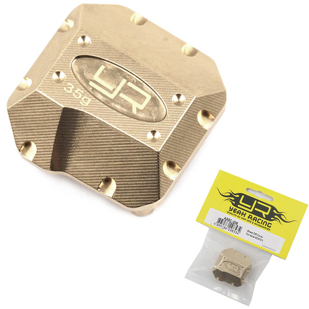 Yeah Racing AXSC-006 Brass Diff Cover : Axial SCX10 II
