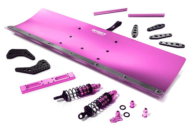 Integy Alloy Machined Snowplow Kit : Traxxas Stampede 4X4 Slash 4X4 C27056PURPLE