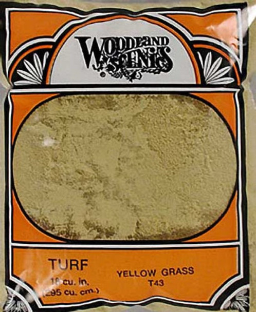 Woodland Scenics Turf Fine Yellow Grass T43