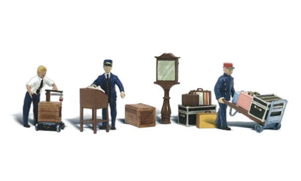 Woodland Scenics Accents Depot Workers & Accessories Train Figures O A2757
