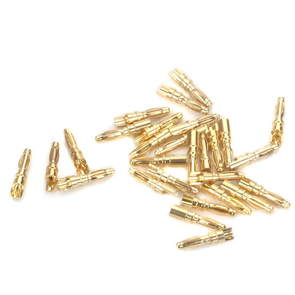E-flite Gold Bullet Connector Male 2mm (30) EFLAEC208