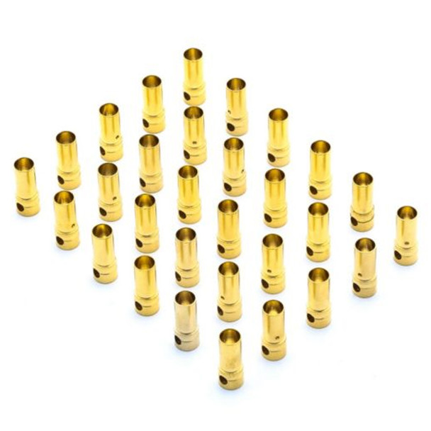 E-flite Gold Bullet Connector Female 3.5mm (30) EFLAEC317