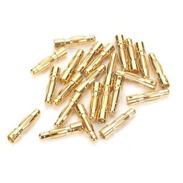 E-flite Gold Bullet Connector Male 4mm (30) EFLAEC513