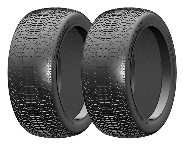 GRP GB08X 1:8 Buggy CONTACT X ExtraSoft Donut Tires w/ Insert (2) : Front / Rear