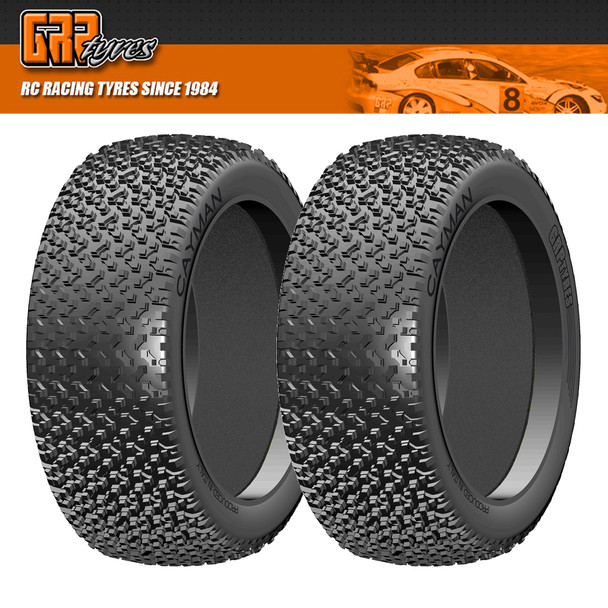 GRP GB12A 1:8 Buggy CAYMAN  A Soft Donut Tires w/ Insert (2) : Front / Rear