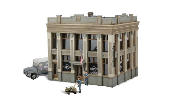 Woodland Scenics Built / Ready Citizens Savings & Loan HO Railroad Train BR5033