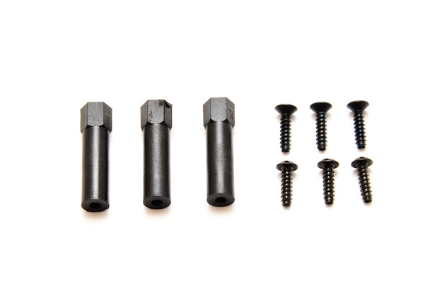 HoBao 87086 Radio Tray Post (3pcs) : Hyper 7TQ / VT / VS Nitro - GTS / GTB Electric