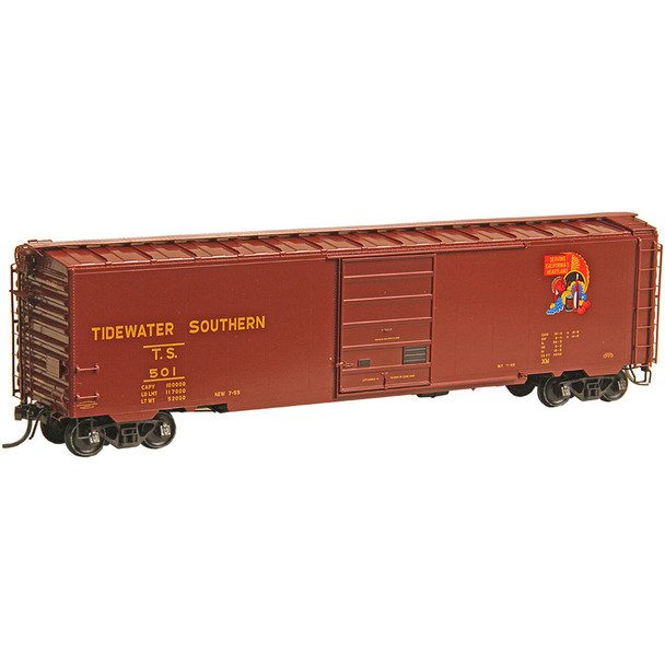 Kadee #6406 Tidewater Southern Road #501 50' PS1 Boxcar Red : HO Scale