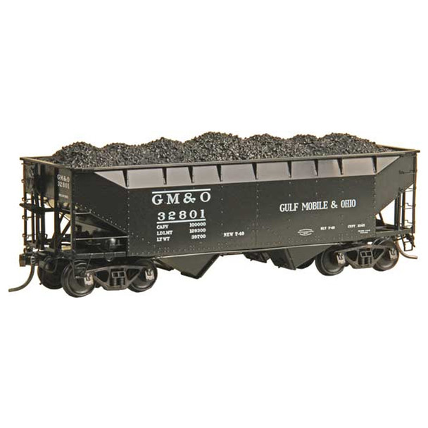 Kadee #7521 Gulf Mobile & Ohio Road #32801 50 Ton AAR "Standard" Open Bay Hopper : HO Scale