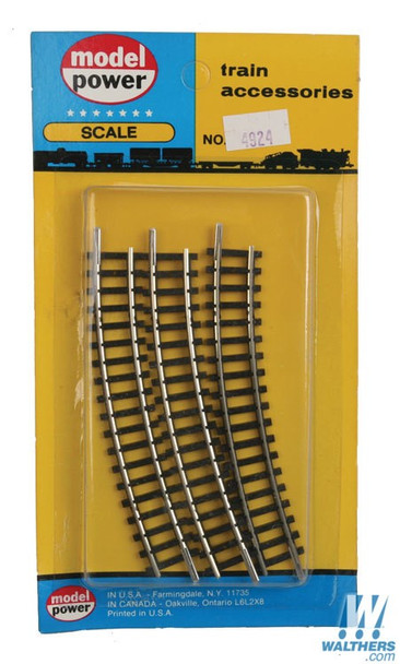 Model Power 4924 Curved Track R2  N Scale