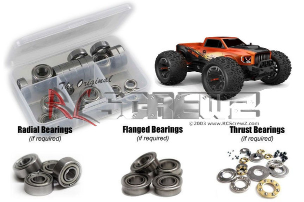 RC Screwz RCR062B RedCat TR-MT10e Metal Shielded Bearing Kit