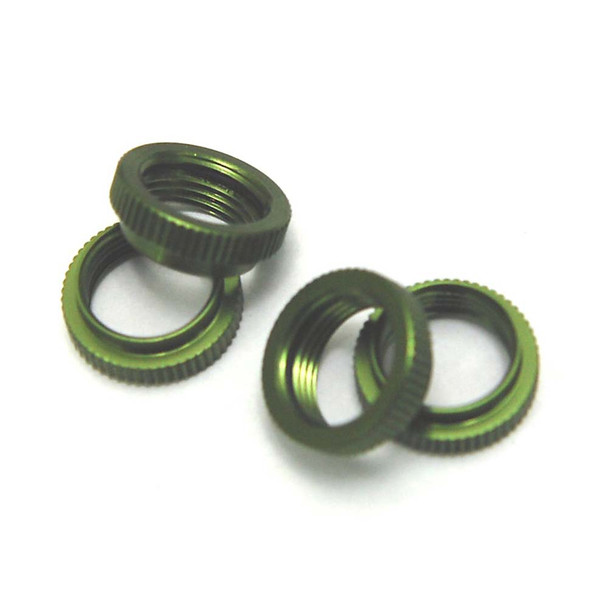 STRC Aluminum Shock Collar w/O-Ring (4) Green STA80034G Yeti / Wraith / EXO