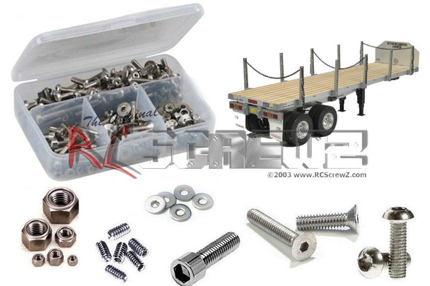 RC Screwz TAM189 Tamiya  Flatbed Trailer 1/14th Stainless Screw Kit