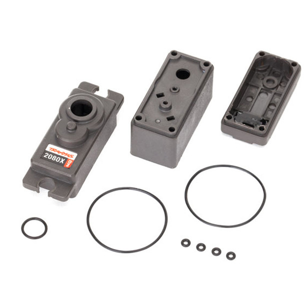 Traxxas 2081X Servo Case/ Gaskets 2080X Metal Gear / Micro / WP : 1/16 E-Revo / Slash / Summit