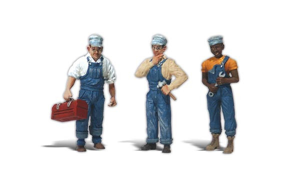 Woodland Scenics Train Mechanics (3) G Train Figures A2549